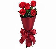 Букет 5 Красных роз Эдлесс Лав в Новотроицкой