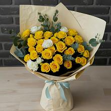 Букет цветов из:  Розы #REPLACE_PRED# Новотроицкой