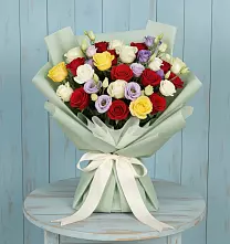 Букет цветов из:  Розы в Новотроицкой