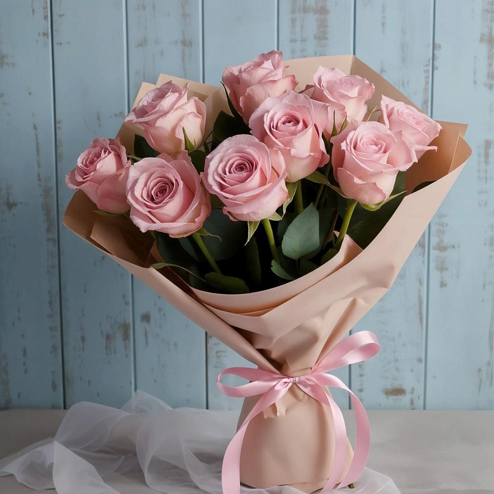 Букет цветов из: Розы в Новотроицкой