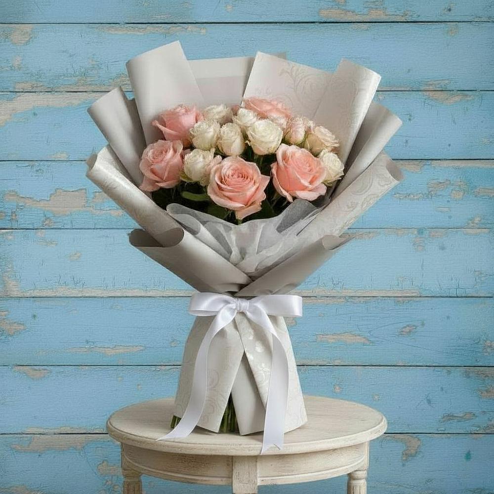 Букет цветов из: Розы в Новотроицкой