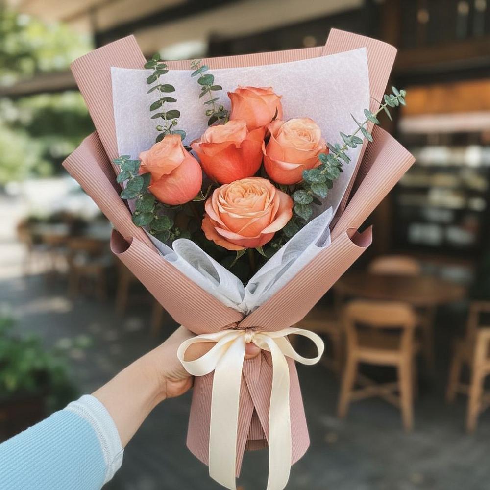 Букет цветов из: Розы в Новотроицкой