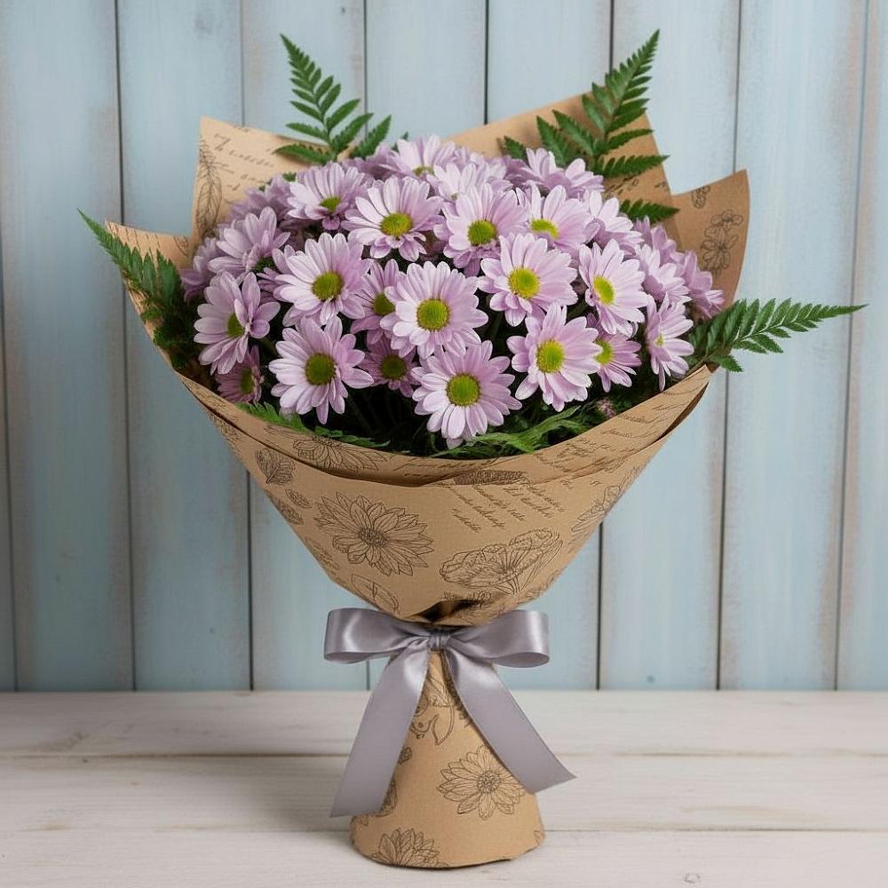 Букет цветов из: Хризантемы в Новотроицкой