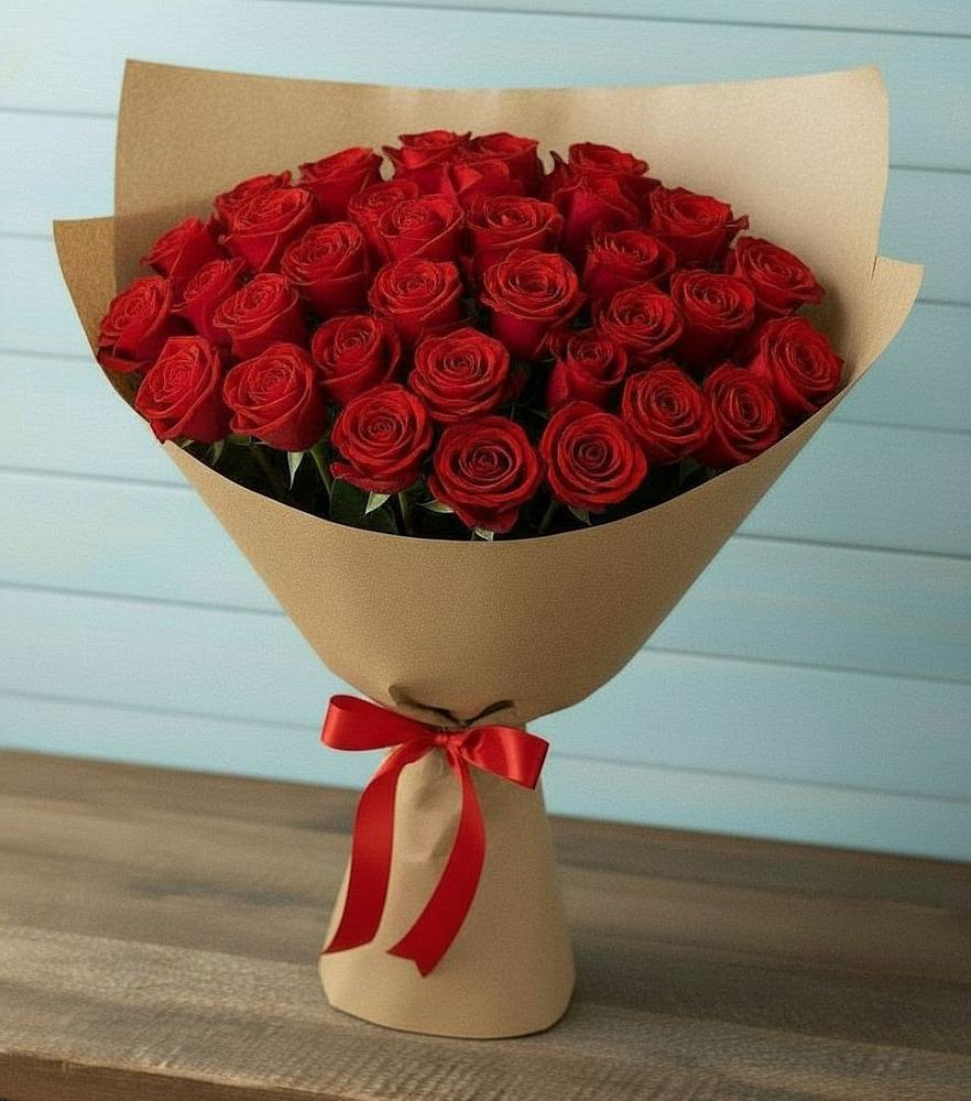 Букет Красные розы Милано в Новотроицкой