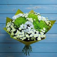 Букет цветов из:  Хризантемы #REPLACE_PRED# Новотроицкой