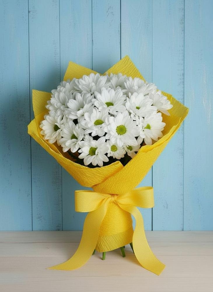 Букет цветов из: Хризантемы в Новотроицкой