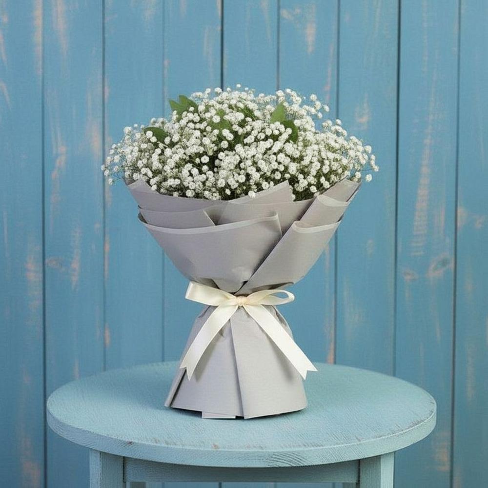 Букет цветов из: Гипсофила в Новотроицкой