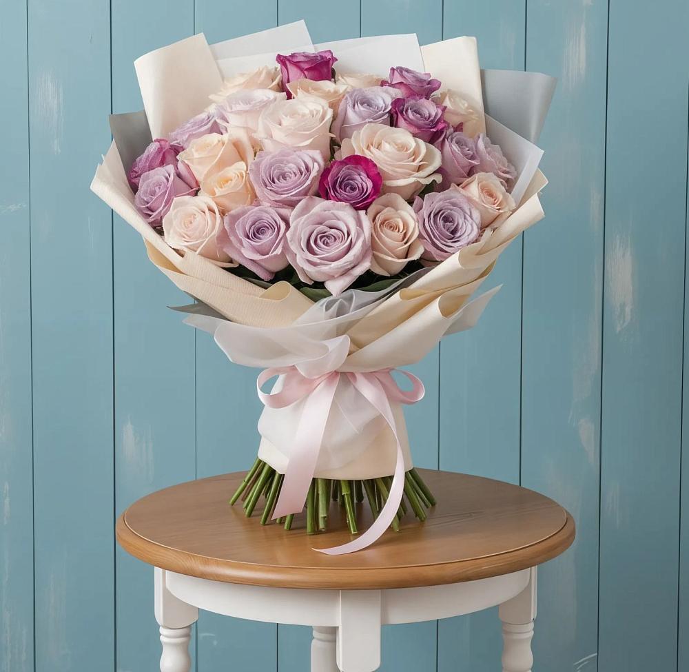 Букет цветов из: Розы в Новотроицкой