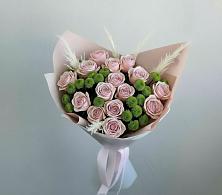 Букет цветов из:  Розы и Хризантемы в Новотроицкой