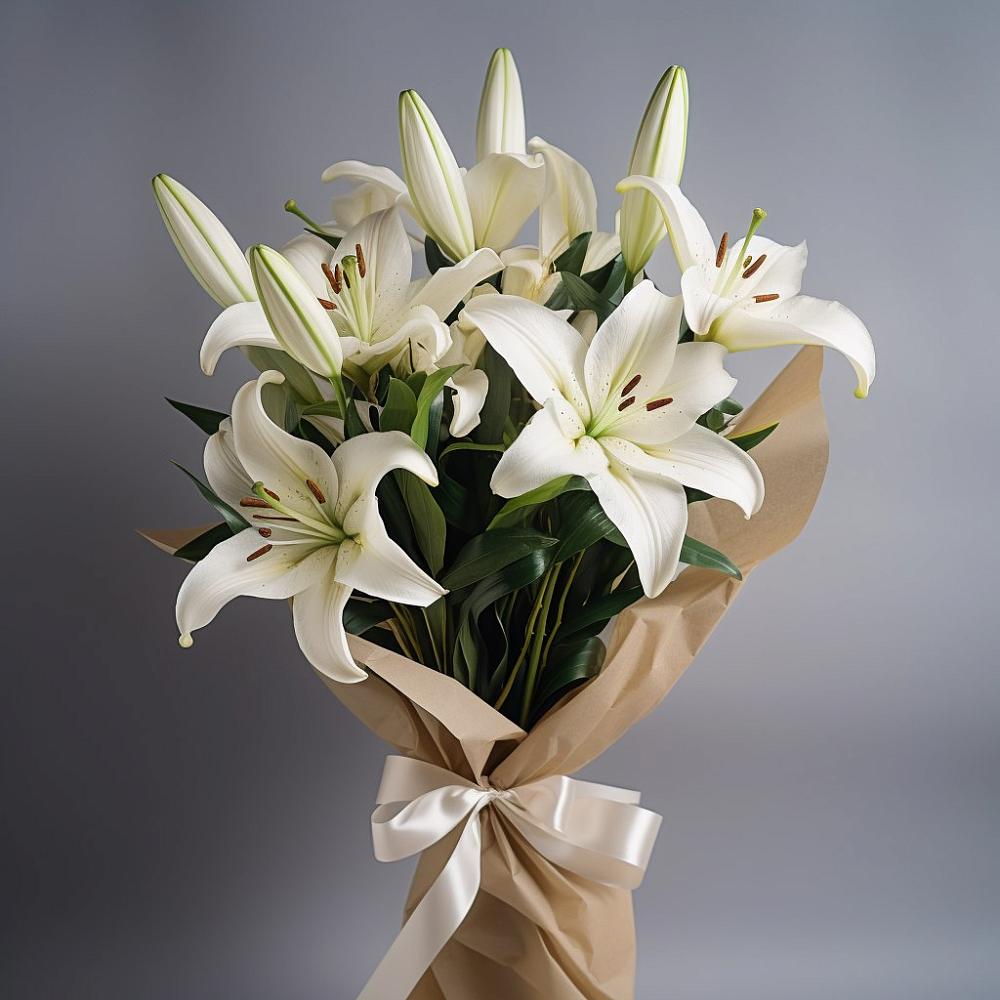 Букет цветов из: Лилии в Новотроицкой