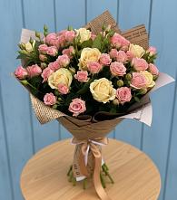 Букет цветов из:  Розы в Новотроицкой