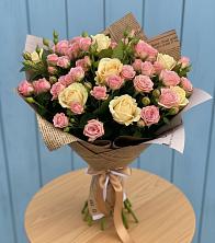 Букет цветов из:  Розы в Новотроицкой