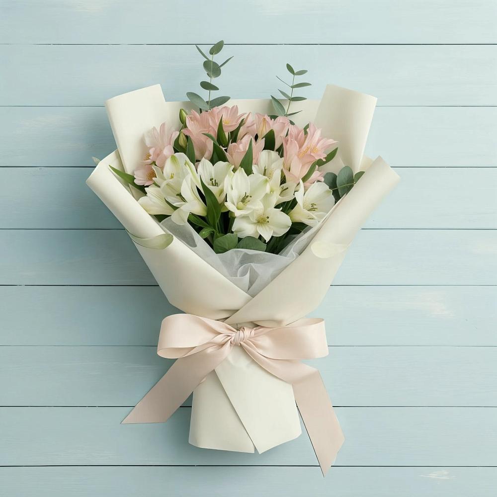 Букет цветов из: Альстромерии в Новотроицкой