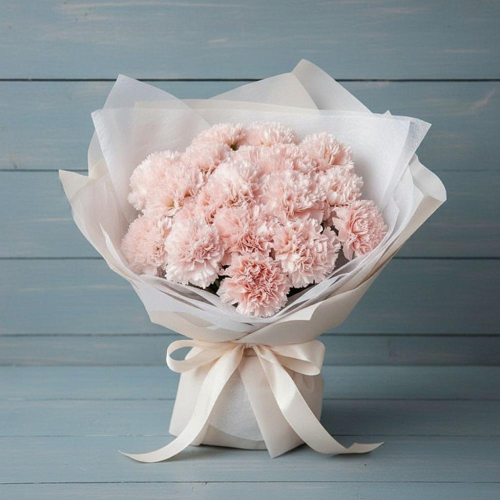 Букет цветов из: Гвоздики в Новотроицкой