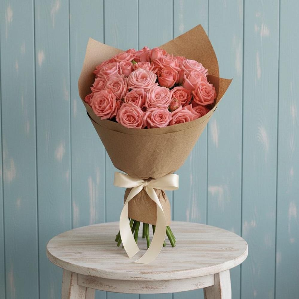 Букет цветов из: Розы в Новотроицкой