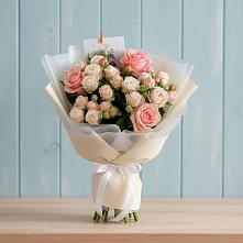 Букет цветов из:  Розы в Новотроицкой