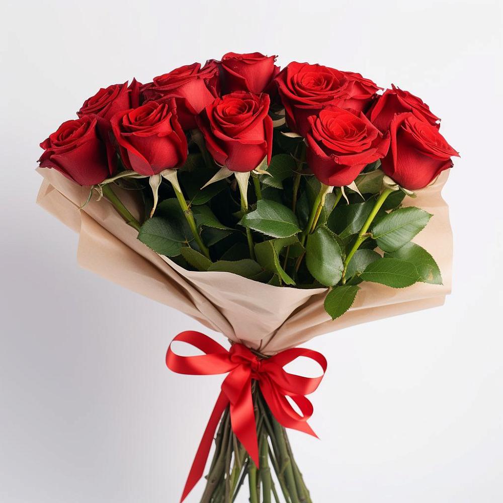 Букет 11 Красных роз Эдлесс Лав в Новотроицкой