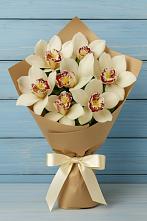 Букет цветов из:  Орхидеи и Розы в Новотроицкой